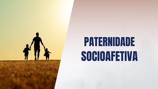 Paternidade socioafetiva [upl. by Swigart]