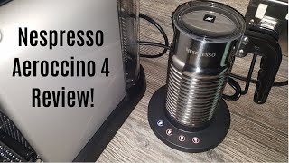 Nespresso Aeroccino 4 Milk Frother Review  Worth upgrading from the Aeroccino 3 [upl. by Aifoz98]