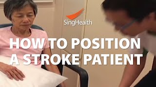 How To Position A Stroke Patient [upl. by Aihceyt]