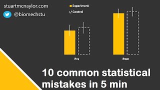 Ten Statistical Mistakes in 5 Min [upl. by Akirea]