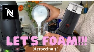 How To Foam Milk With Aeroccino 3 Make Coffee With Foam Tips amp Tricks  Easy Foamed Latte Recipe [upl. by Simdars358]